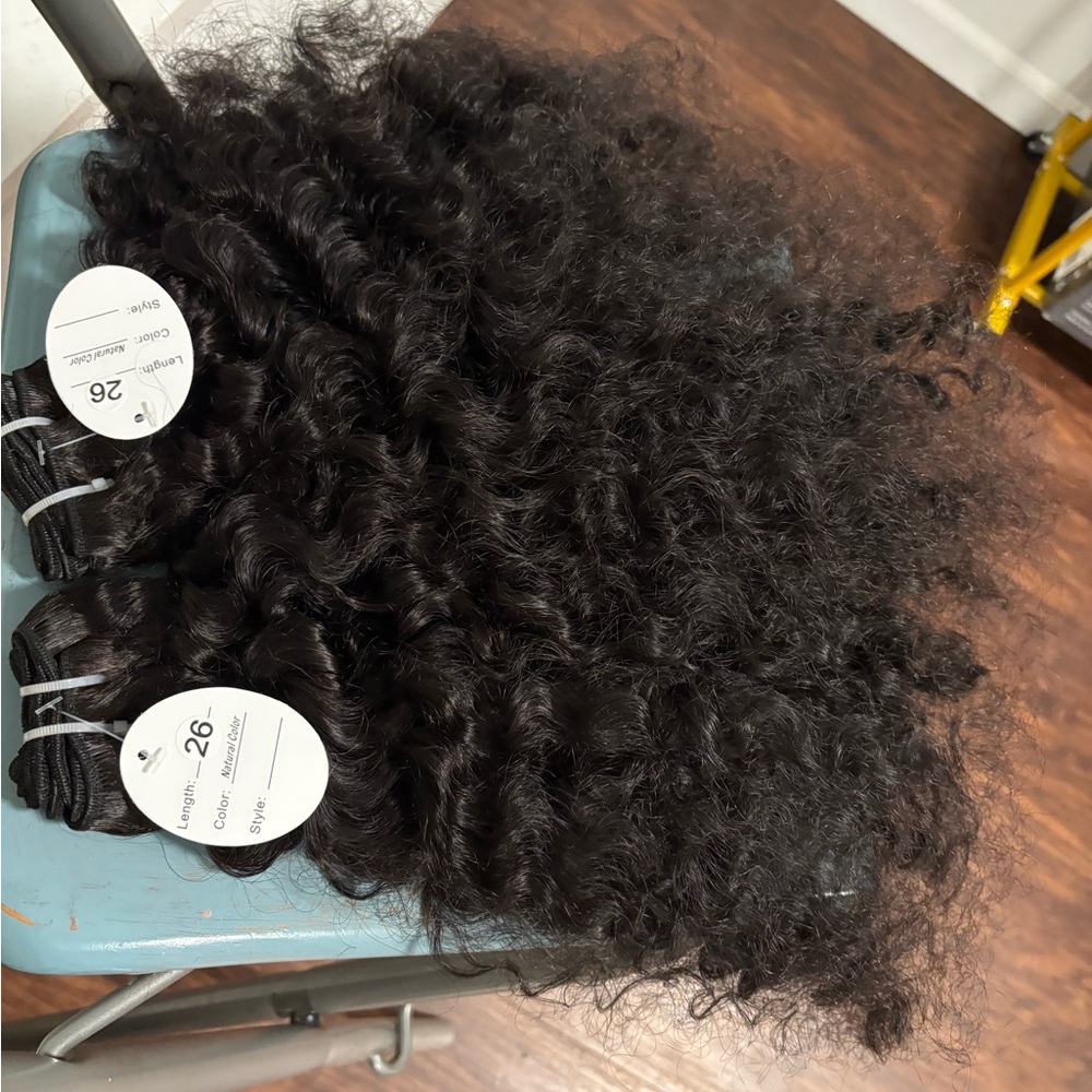 Luxurious Black Curly Hair Extensions